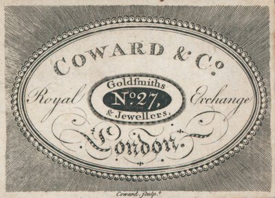 Biglietto da visita, Coward & Co da English School