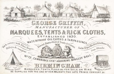 Cartolina commerciale, George Griffin da English School