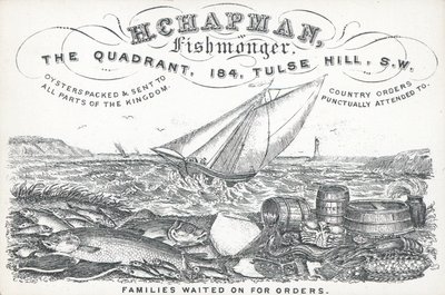 Biglietto commerciale, H Chapman da English School