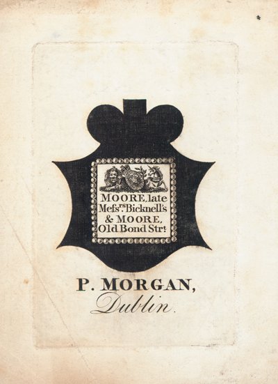Biglietto commerciale, P Morgan da English School