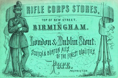 Cartolina commerciale, Rifle Corps Stores da English School