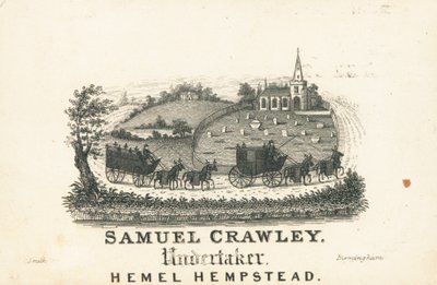 Cartolina commerciale, Samuel Crawley da English School