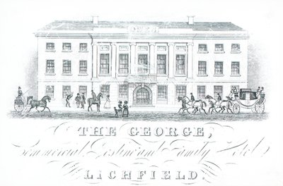 Cartolina commerciale, The George da English School