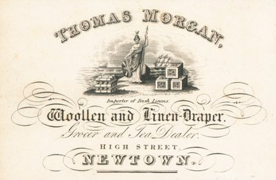 Biglietto commerciale, Thomas Morgan da English School