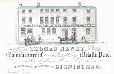 Cartolina commerciale, Thomas Newey da English School