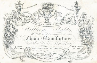 Cartolina commerciale, William Stubbs da English School