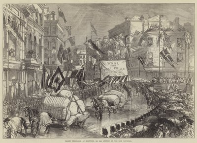 Processione dei mestieri a Bradford, per l