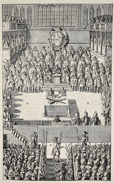 Processo di Carlo I, 4 gennaio 1649 da English School