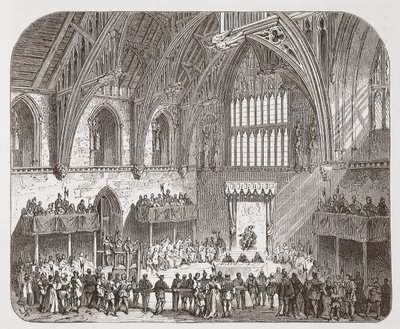 Processo di Lambert nella Westminster Hall da English School
