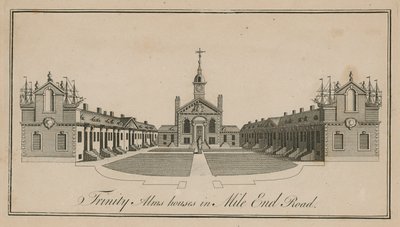 Case di beneficenza della Trinità su Mile End Road da English School