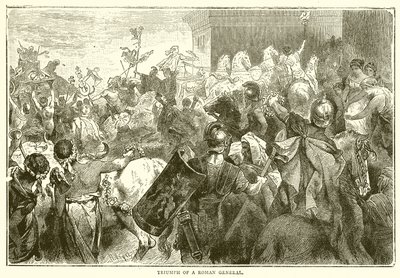 Trionfo di un generale romano da English School