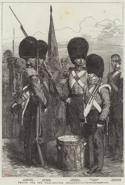 Truppe per la Guerra, Fanteria Britannica, Guardie da English School
