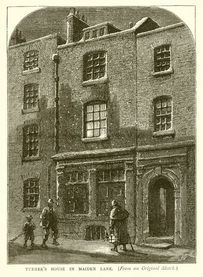 La casa di Turner in Maiden Lane da English School