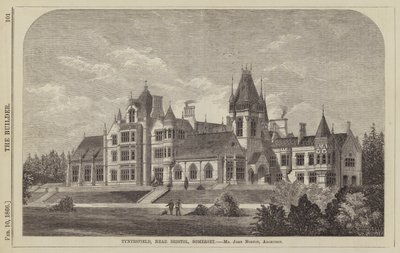 Tyntesfield, vicino a Bristol, Somerset, Architetto Mr John Norton da English School