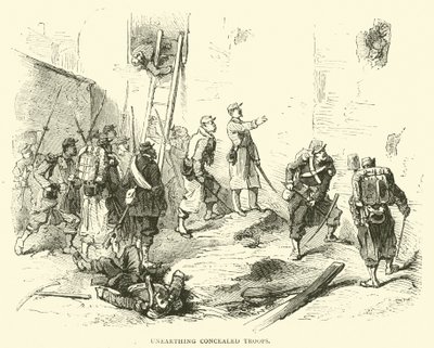 Scoprendo truppe nascoste, gennaio 1871 da English School