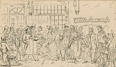 Scena non identificata, possibilmente relativa al Cock and Hen Club da English School
