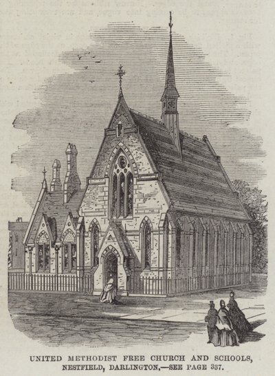 Chiesa e scuole metodiste libere unite, Nestfield, Darlington da English School