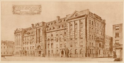 University College Hospital, Scuola di Medicina e Casa delle Infermiere da English School
