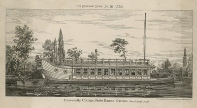 Barge di Stato del University College da English School