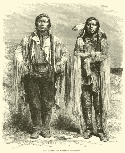 Indiani Ute del Colorado occidentale da English School