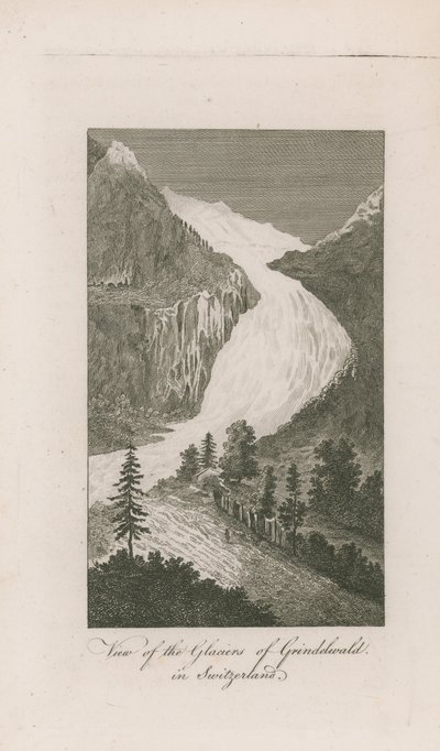 Veduta dei ghiacciai di Grindelwald da English School