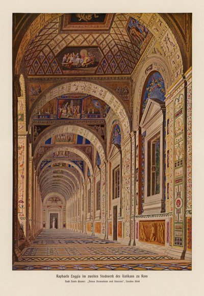 Logge vaticane di Raffaello, Roma da English School