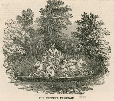Giardini di Vauxhall, Londra: La fontana di Nettuno da English School