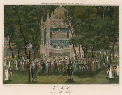 Vauxhall Gardens, Londra, in una notte di gala da English School