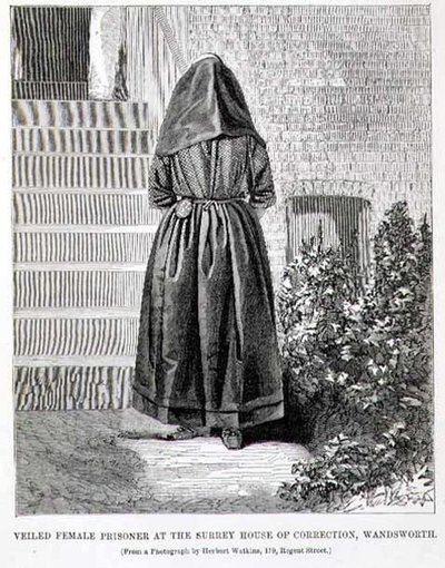 Prigioniera velata alla Surrey House of Correction, Wandsworth, da 