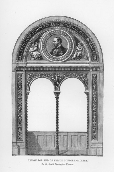 Progetto per la fine della Galleria del Principe Consorte da English School