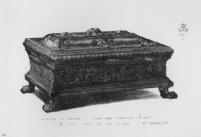 Calamaio in bronzo, opera italiana, prima metà del XVI secolo da English School