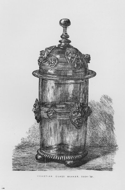 Bicchiere in vetro veneziano 5954-58 da English School