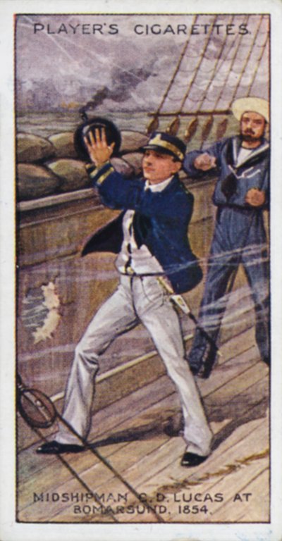 Victoria Cross: Guardiamarina (poi Retroammiraglio) C D Lucas, RN, a Bomarsund da English School