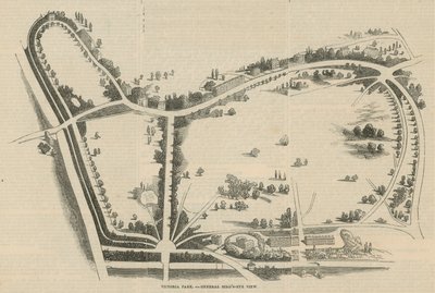 Victoria Park, Vista generale dall