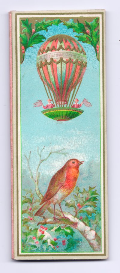 Cartolina di Natale vittoriana, c.1880 da English School