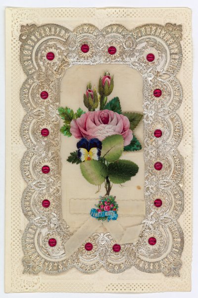 Cartolina di San Valentino vittoriana da English School