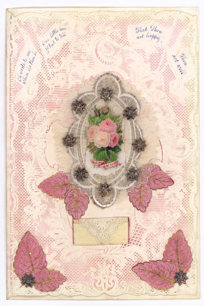 Cartolina di San Valentino vittoriana da English School