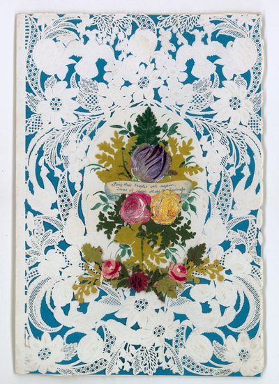 Cartolina di San Valentino vittoriana da English School