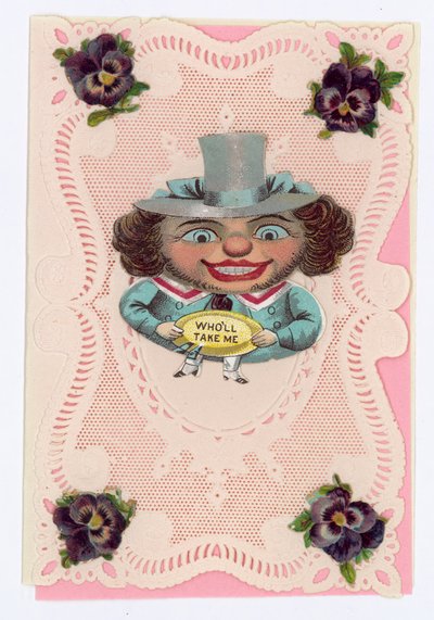 Cartolina di San Valentino vittoriana da English School