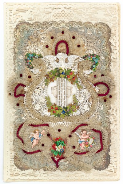 Cartolina di San Valentino vittoriana da English School