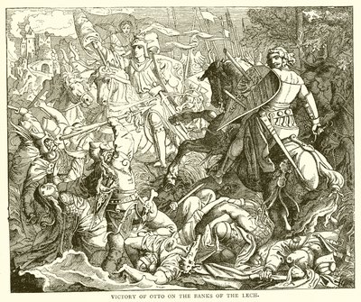Vittoria di Ottone sulle rive del Lech da English School