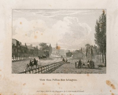 Vista da Pullins Row, Islington da English School