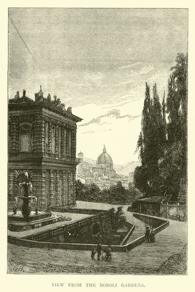 Vista dai Giardini di Boboli da English School