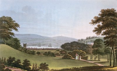 Vista dal Forte, vicino a Bristol, 1802 da English School