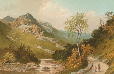Veduta di Borrowdale da English School