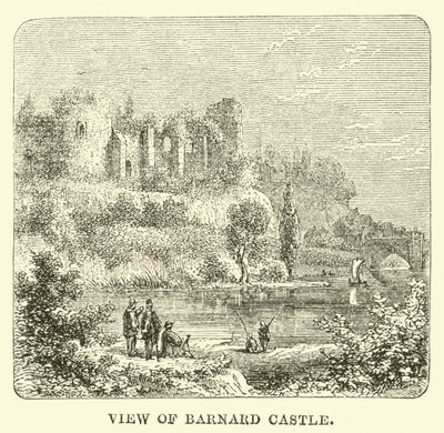 Veduta del Castello di Barnard da English School