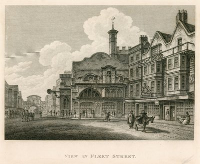 Vista di Fleet Street, Londra da English School