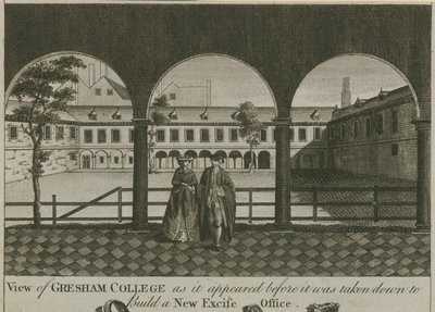 Vista del Gresham College da English School