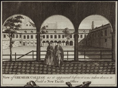 Veduta del Gresham College da English School