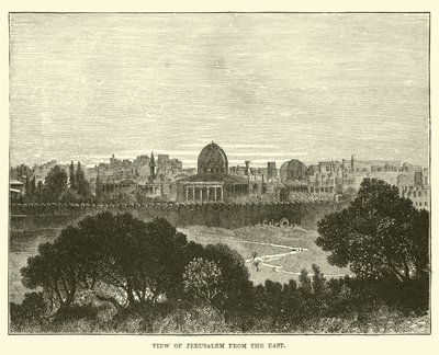 Veduta di Gerusalemme da est da English School